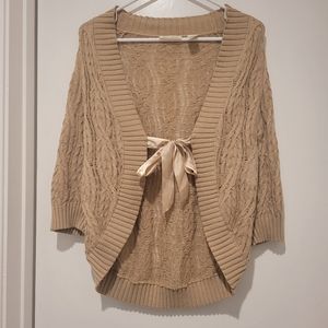 DKNY Women Open Front Shrug Sweater